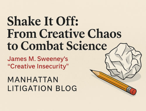 Creative Chaos in the Courtroom: James M. Sweeney Featured on Manhattan Litigation Blog